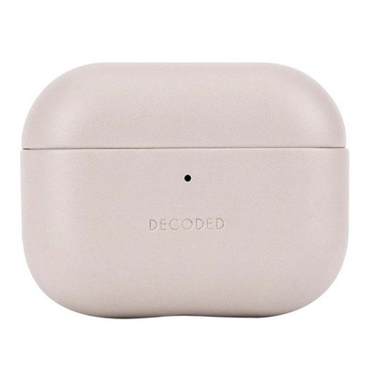 Decoded Hülle für Apple Pods Pro 3 Leder Ultra Elegant Aircase Serie Beige