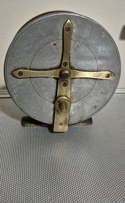 Unbekannt D Slater 4'' Holzlegierung & Messing Starback Centrepin Rolle