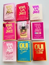Juicy Couture Perfume For women Sample Size 9pcs (Viva La Juicy, Oui, Rose…)
