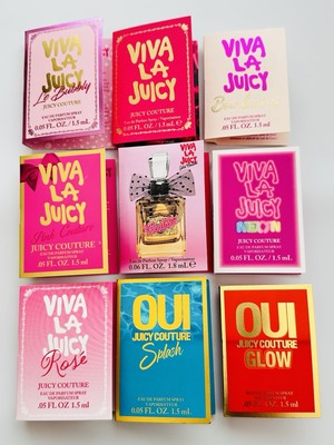 Juicy Couture Perfume For women Sample Size 9pcs (Viva La Juicy, Oui, Rose )