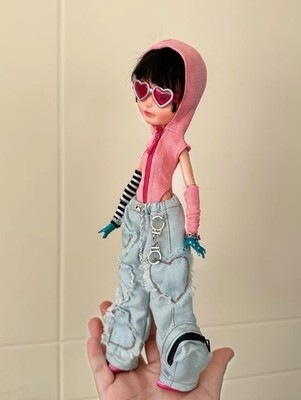 Handmade Top and Jeans for Ever After High, Monster High G1/G2 Doll Clothes, T