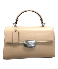 COACH                    2WAY Bag Handbag Shoulder Bag beige M2322-CP006