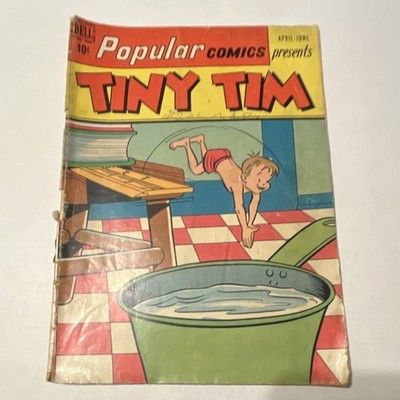 Popular Comics Tiny Tim 1948 Dell Golden Age Adventure Comic Book
