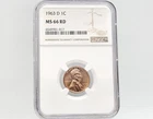 1963-D NGC MS 66 RD Lincoln Cent **HIGH GRADE COIN** 01-017