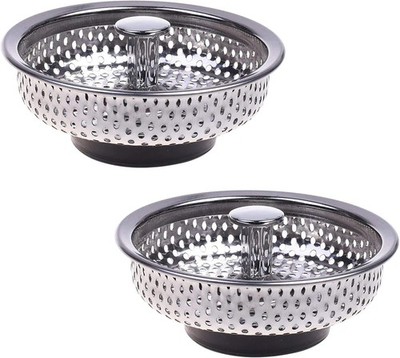 JDYYICZ Pack of 2 Kitchen Sink Drain Strainer Basket and Stopper