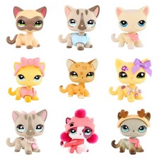 YOU PICK  LPS Short Hair Cat Figure Cat Toy Mini Pet Model for Kid Xmas Rare Gift