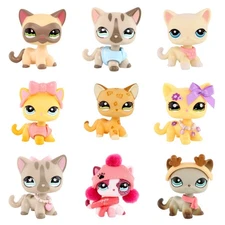 YOU PICK】LPS Short Hair Cat Figure Cat Toy Mini Pet Model for Kid Xmas Rare Gift