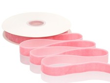 Pink Velvet Ribbon 5/8 Inch 12 Yards Christmas Gift Wrapping Ornaments