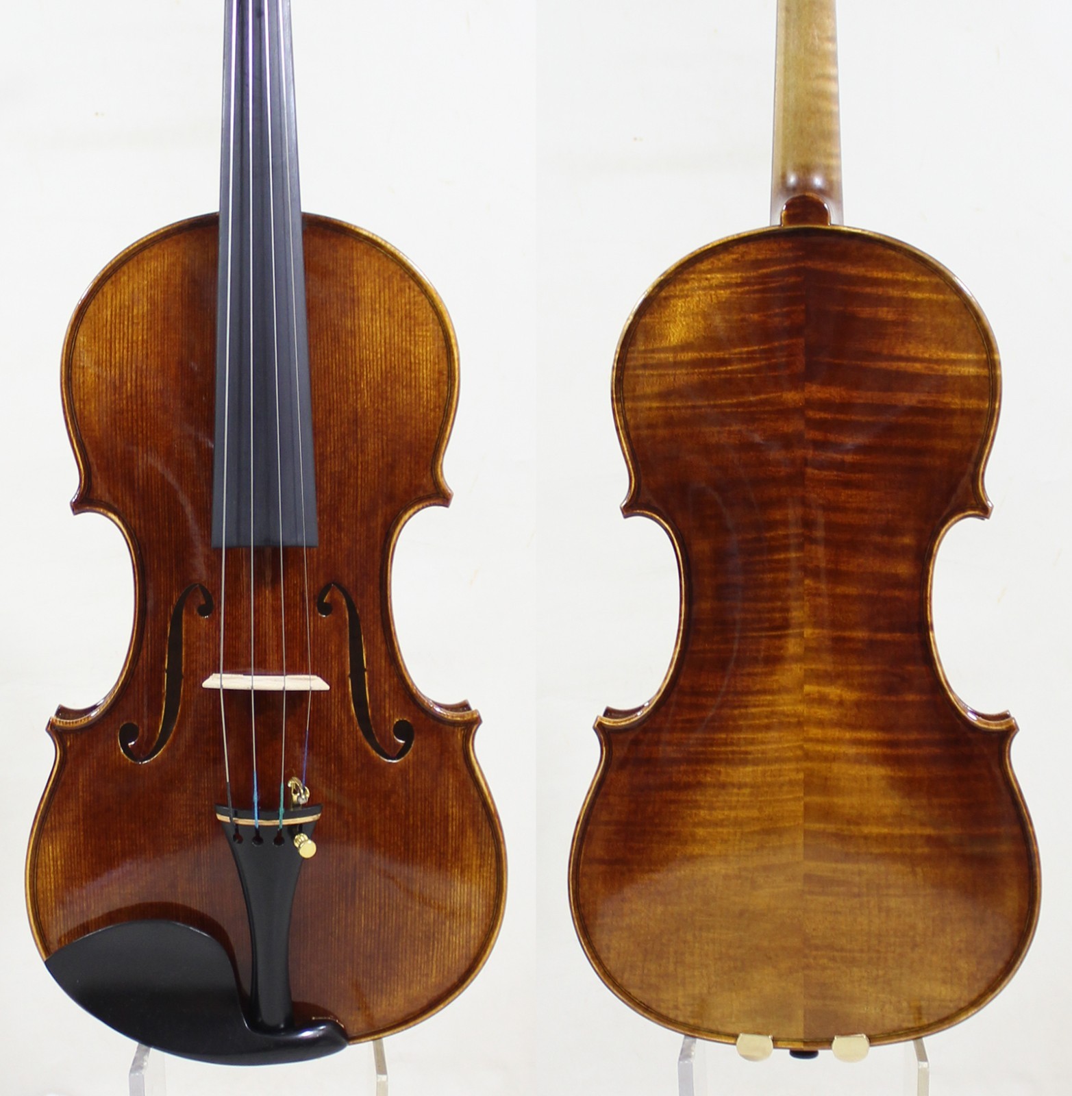 Guarneri "Ole Bull" 1744 Copy ! 4/4 Violin Unique Antiqued Style Varnish #9030
