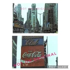 Vintage 1970s Photos Negatives of Times Square New York City Coca Cola Billboard