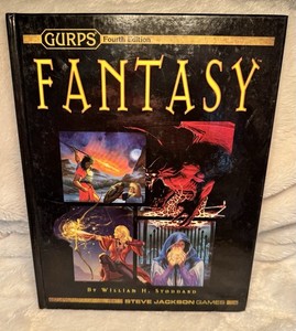 GURPS Fantasy Steve Jackson Games 4th Edition HC RPG Book