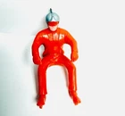 Vintage 1971 Mattel Hot Wheels Rrrumblers Speed Steed Rider Figure Trojan Helmet