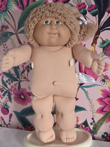 Cabbage Patch Kid Doll Headmold 10 Poodle Plait Hairstyle.