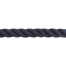 New England Ropes Premium 3/8" D x 25' L Blue Nylon 3-Strand Dock Line