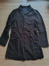 Pas de calais Wool Coat Gray Size 38 100% Wool