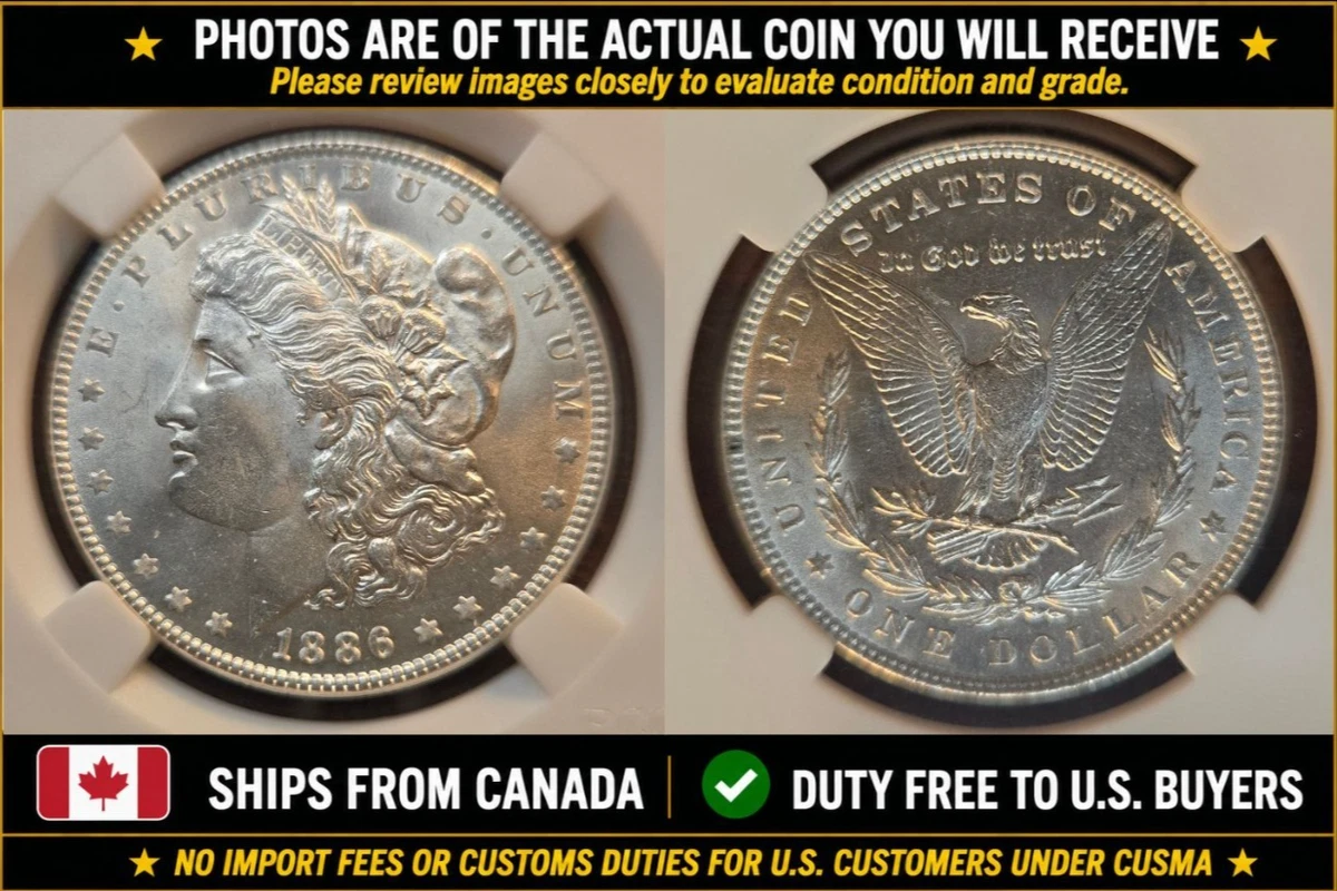 1886 Morgan US Dollars for sale | eBay