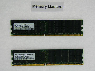 46C7538 8GB 2x4GB PC2-5300 ECC Reg Speicher IBM System x3455 Serie