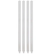 4 PACK 32 1/4" Stainless Steel 1 5/8" Diameter Leg Work Prep Table Replacement