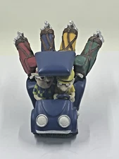 Unique Cheese Knife Spread, Golf Cart with 4 Knife Clubs Boston Warehouse