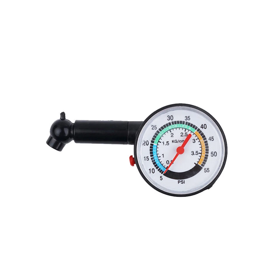 Dial Tire Gauge Metal Air Pressure Truck Auto Car Bicycle Tester Meter Accessory - Image 3 of 4