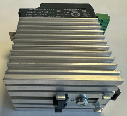 Regulador de potencia monofásico Gefran / 24V / GTF-25-480-0-0-0 - Imagen 4 de 8