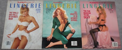 VINTAGE PLAYBOY LINGERIE MAGAZINES LOT OF 3 1989-1991 | eBay