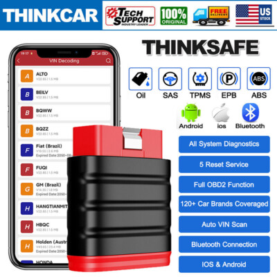#ad Thinkcar OBD2 Scanner Full System Code Reader Car ABS TPMS Diagnostic Reset Tool $48.99