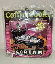 SCREAM The Movie Coffin Cooler Halloween Inflatable Ghost Face 1997, Sealed, New