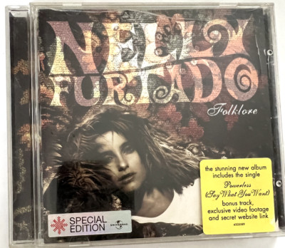 Nelly Furtado - Folklore (2003) CD Album Powerless Explode Try Forca
