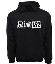 BLINK 182 UNISEX ADULT BLACK HOODIE PULLOVER
