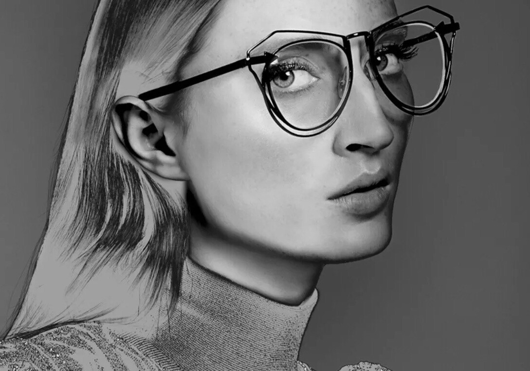 Karen Walker Marguerite Aviator Sunglasses - Navy NWT $365  display picture 2
