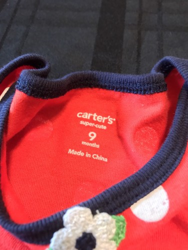 Nwot Carter's Baby Girls Polka Dot Dress With Matching Bloomers 9M - Picture 2 of 2