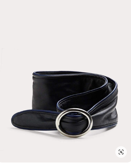 Diane von Furstenberg DVF Black Leather Belt Small Diane von Furstenberg Size S Belts for Women for sale | eBay main image 2