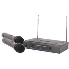 Qtx Dual Handheld Vhf Wireless Microphone System (174.1 - 175mhz)