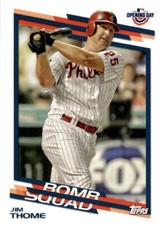 2022 Topps Opening Day Bomb Squad Jim Thome Philadelphia Phillies #BS-16