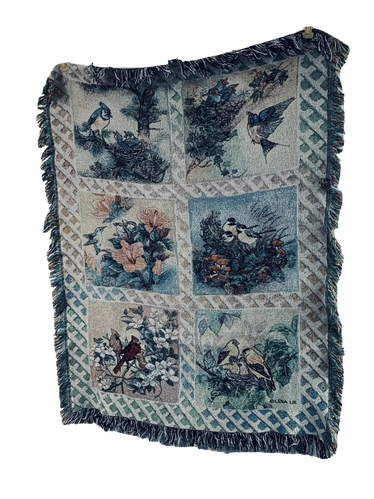 Jacquard 100% Algodón Colchas tejidas y mantas de Tiro