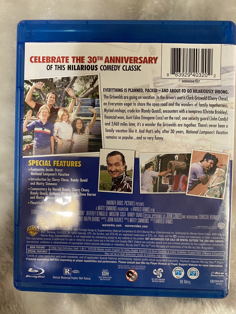 National Lampoon's Vacation Blu Ray, Family Road Trip Comedy