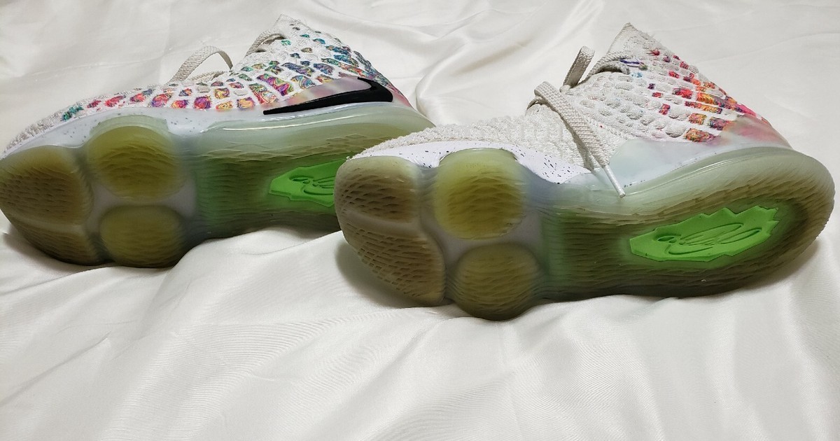 Nike LeBron 17 Air Command Force White Black Multi-Color