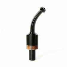 2 Pcs Bent Stem Acrylic Tobacco Replacement Smoking Pipe Mouthpieces