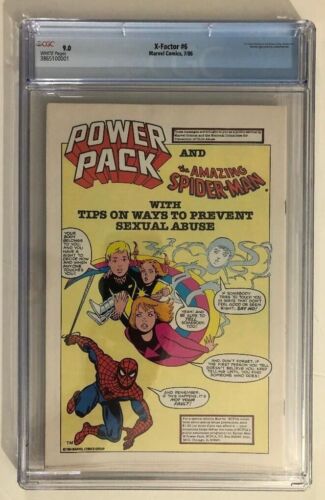 X-FACTOR (1986) #6 CGC 9.0 EN MUY BUEN ESTADO/NM 1a aparición completa de apocalypse en sabah nur - Imagen 2 de 2