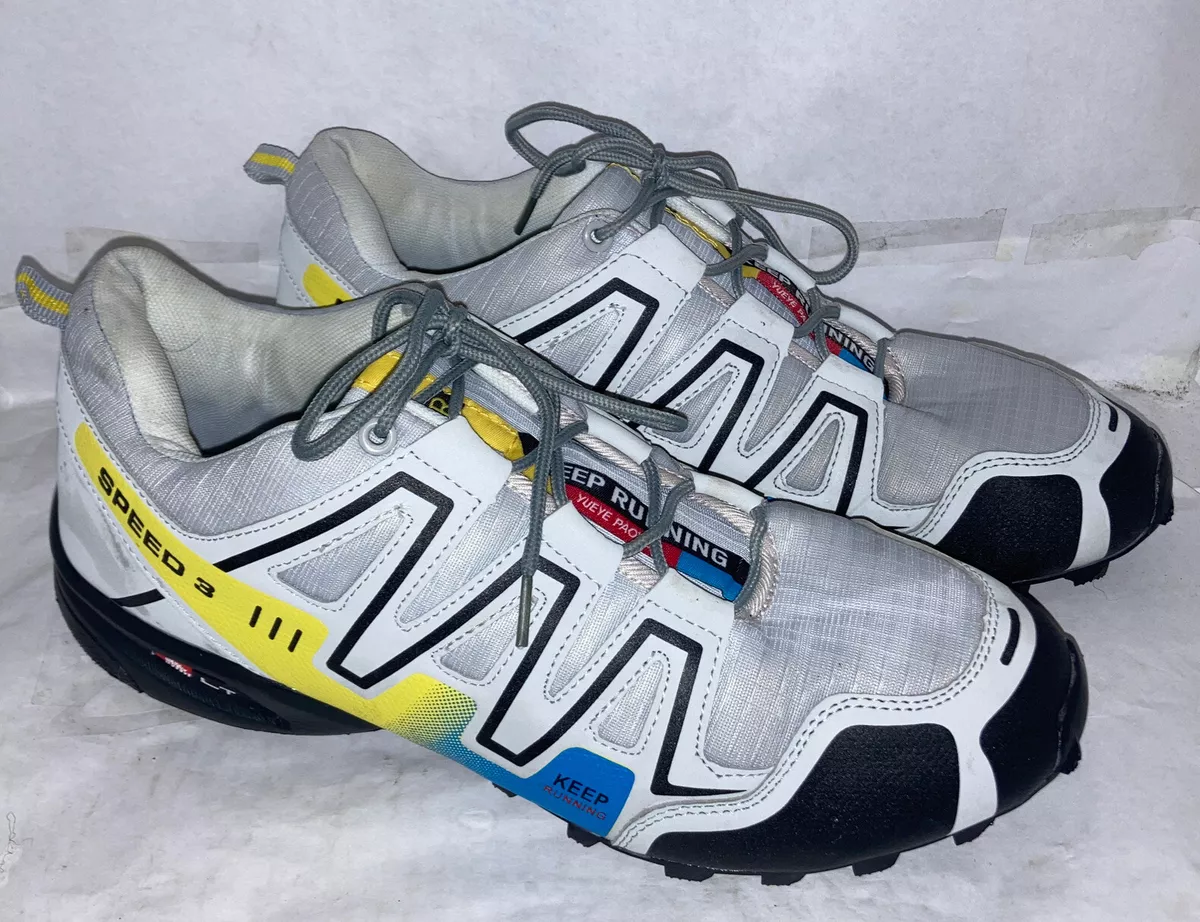 Running Shoes, Keep Running Brand Speed 3 Silver/yellow/blue Us size 12