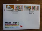 SWEDEN 2014 JOINT ISSUE LATVIA SET 4 STAMPS FDC FIRST DAY COVER
