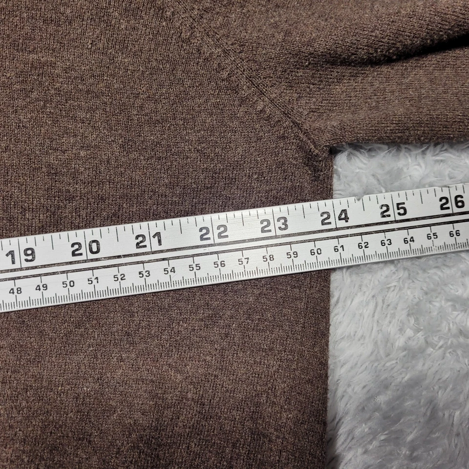 Suéter Stafford Para Hombres XL Marrón Mezcla de Cachemira Cuello en V Manga Larga *defecto Foto 3 de 4