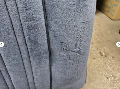 1977-1990 Caprice Impala 88 LeSabre Parisienne Back Rear Seat Upper Cushion BLUE - Picture 8 of 11