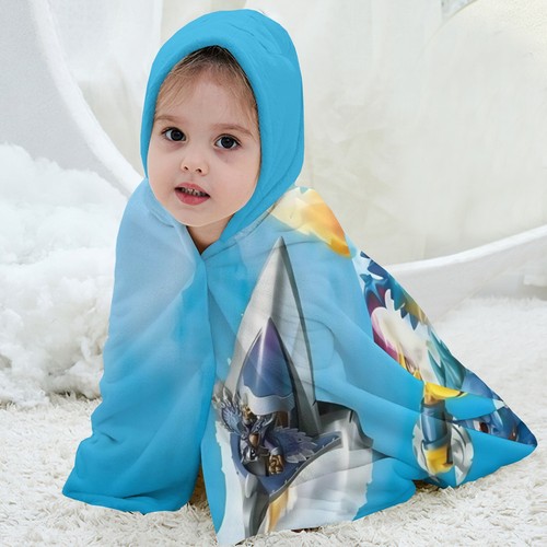 Toalla de playa para Skylanders Swap Force toalla de baño poncho con capucha para niños niña niño - Imagen 8 de 9