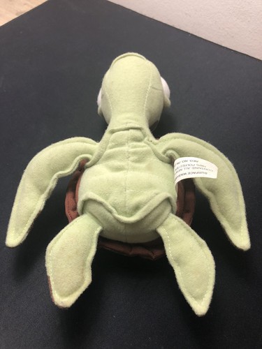 Disney Store Minu Bean Bag 6” Squirt With Tag A Finding Nemo Plush Sea Turtle - Picture 19 of 24