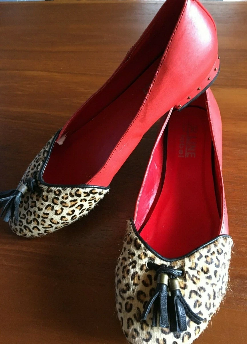Red hotsell cheetah shoes