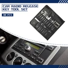 US 38pcs Car Radio Stereo Audio Head Unit Key Removal Tool Set Release Keys Kit
