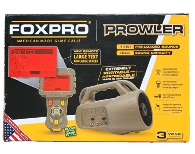 FOXPRO Prowler USA Made Electronic Predator Digital Game Call, Remote ...
