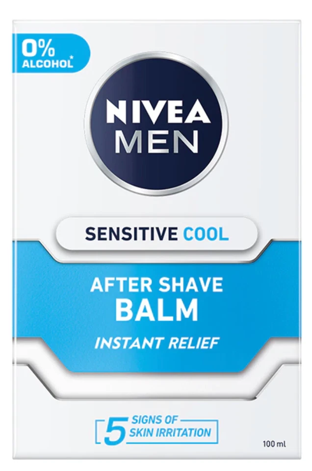 Paquete de 2 bálsamos para después del afeitado NIVEA MEN SENSITIVE COOL 100 ml/3,4 fl oz - piel sensible Foto 4 de 4